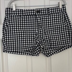 Old Navy Black and White Checkered Shorts